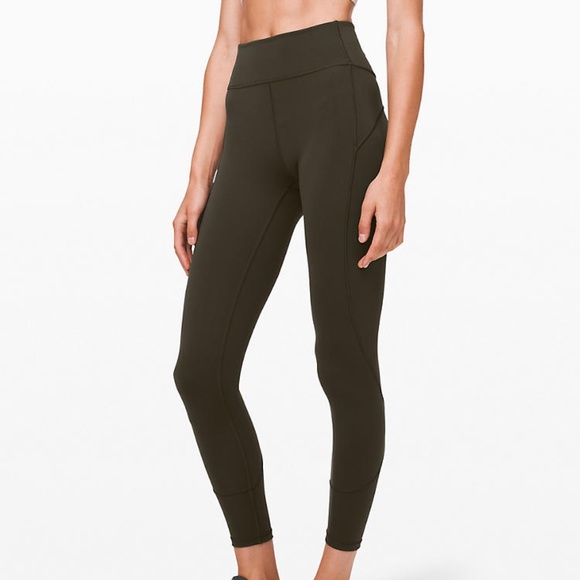 lululemon athletica Pants - Lululemon In Movement Tight 23" EVERLUX Dark Olive